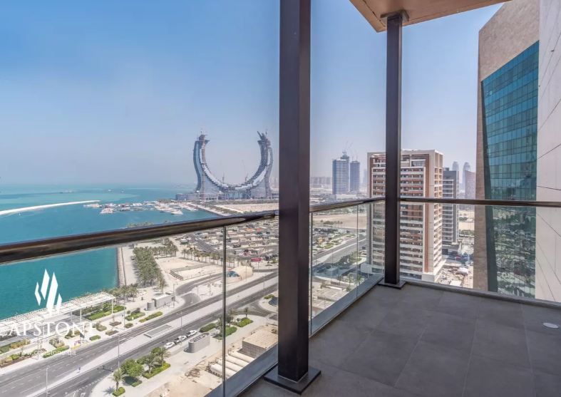 Residential Property 1 Bedroom F/F Apartment  for rent in Lusail , Doha-Qatar #10306 - 3  image 